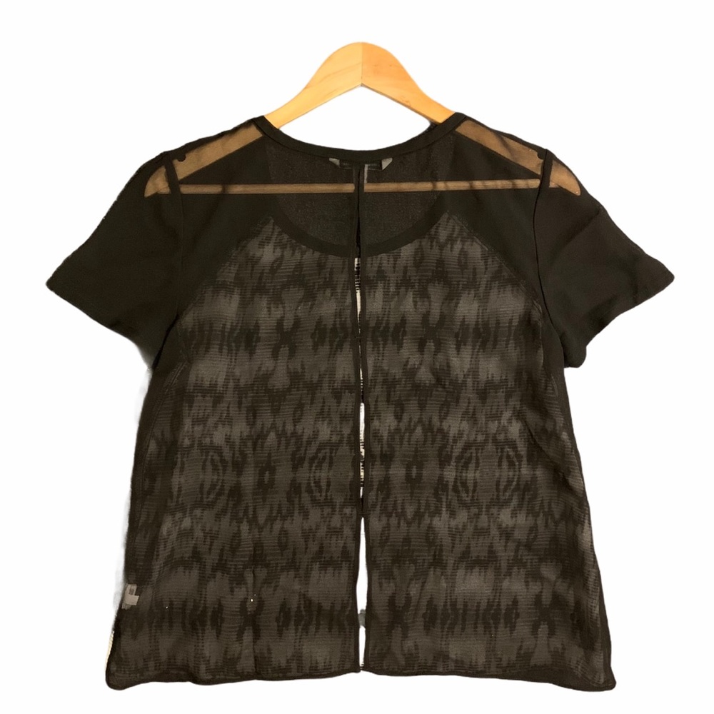 Patterned Top With A Sheer Back - image 2